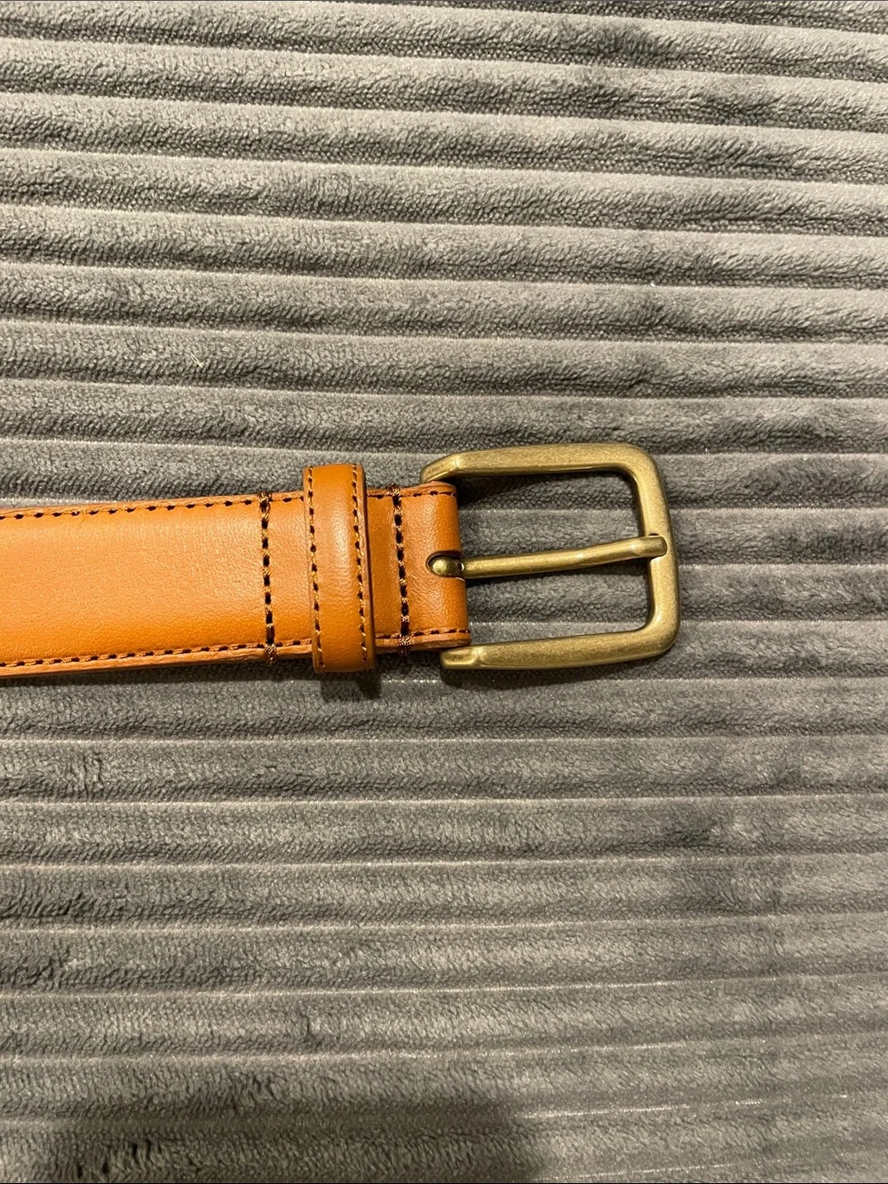 Classic Men’s Brooks Brothers Brown belt - Genuine Leather - Size 36-WORN TWICE